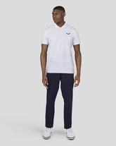 Men'S Golf Printed Polo - White