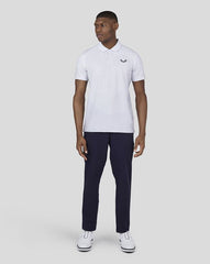 Men'S Golf Printed Polo - White