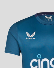 England Cricket Women Training Short Sleeve Tee - Blue