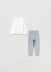 Ovs Housebrand Jogging Set With Printed Top And Joggers