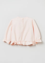 Ovs Housebrand Sweatshirt In French Terry With Flounces