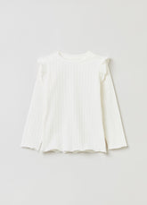 Ovs Long-Sleeved T-Shirt With Frills