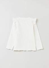 Ovs Long-Sleeved T-Shirt With Frills