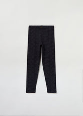 Ovs Printed Stretch Cotton Leggings