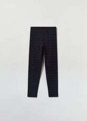 Ovs Printed Stretch Cotton Leggings