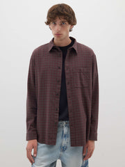 OVS Oversized Plaid Pure Cotton Shirt