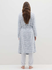 OVS Multicolour Dressing Gown With Belt And Pockets