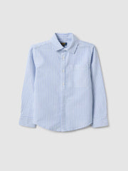 OVS Boys' regular fit multicoloured stripe pure cotton shirt