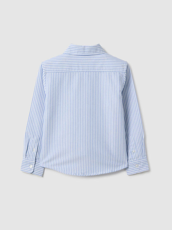 OVS Boys' regular fit multicoloured stripe pure cotton shirt