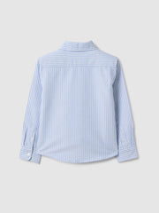 OVS Boys' regular fit multicoloured stripe pure cotton shirt