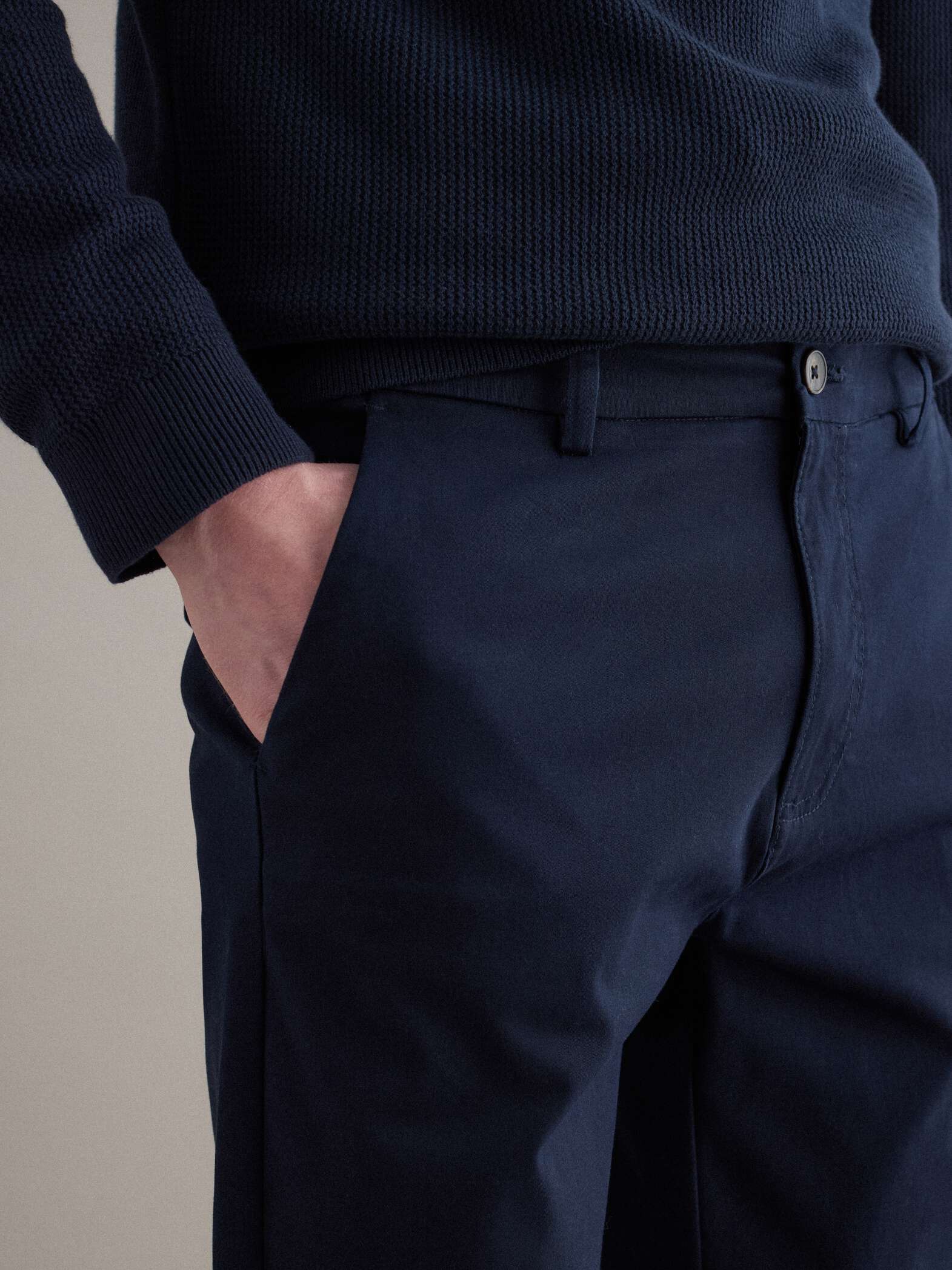 OVS Slim fit stretch cotton chinos