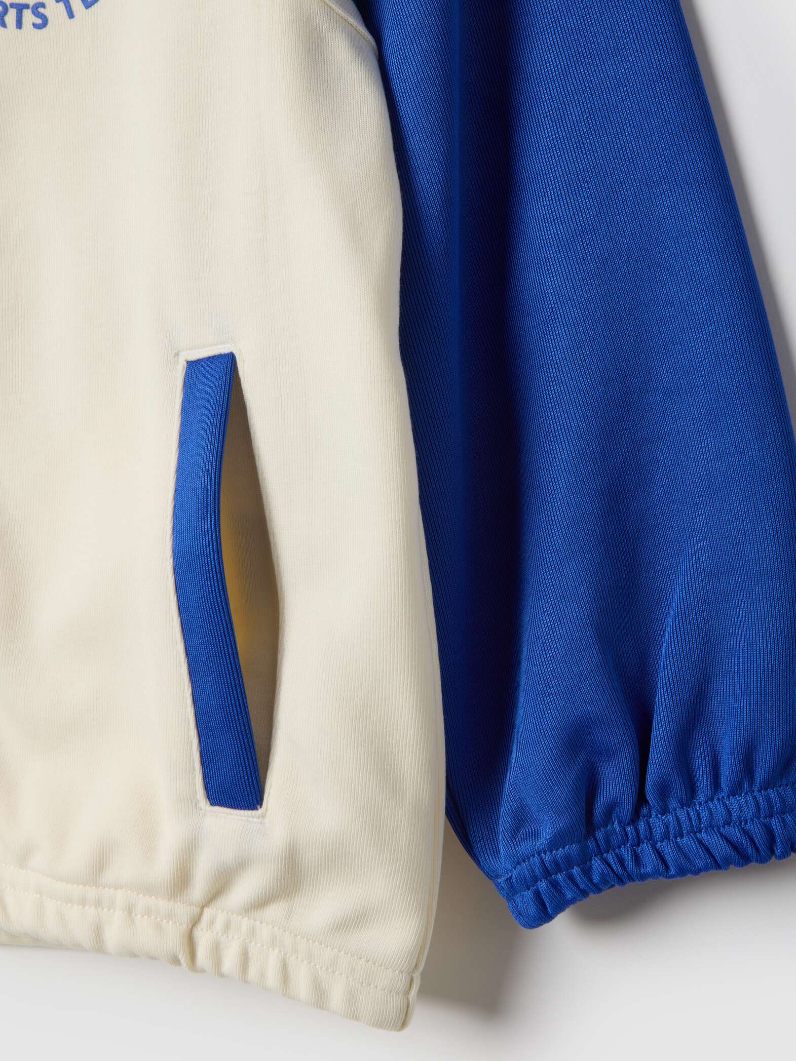 OVS Multicolour cotton blend kids' zip-up sweatshirt