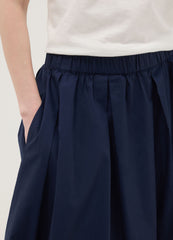 OVS Blue Pure Cotton Midi Skirt
