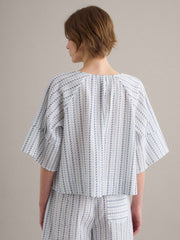 OVS White Pure Cotton Striped Shirt