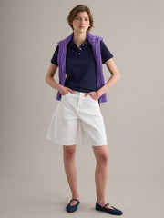 OVS Blue Regular Fit Organic Cotton Polo Shirt