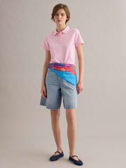 OVS Pink Organic Cotton Polo Regular Fit