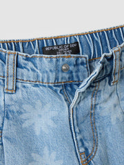 OVS Light Blue Pure Cotton Denim Shorts