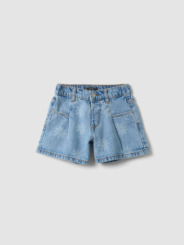 OVS Light Blue Pure Cotton Denim Shorts