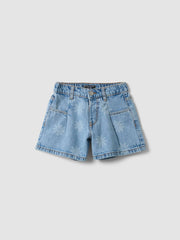 OVS Light Blue Pure Cotton Denim Shorts