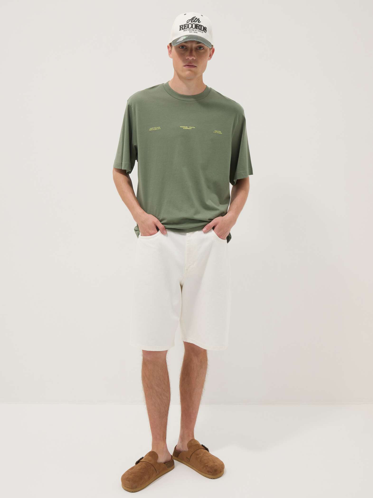 OVS Green Pure Cotton Short-Sleeve T-Shirt