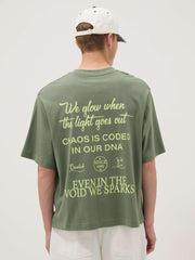 OVS Green Pure Cotton Short-Sleeve T-Shirt