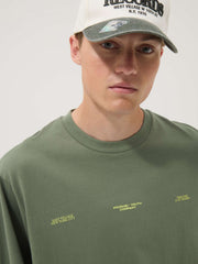 OVS Green Pure Cotton Short-Sleeve T-Shirt