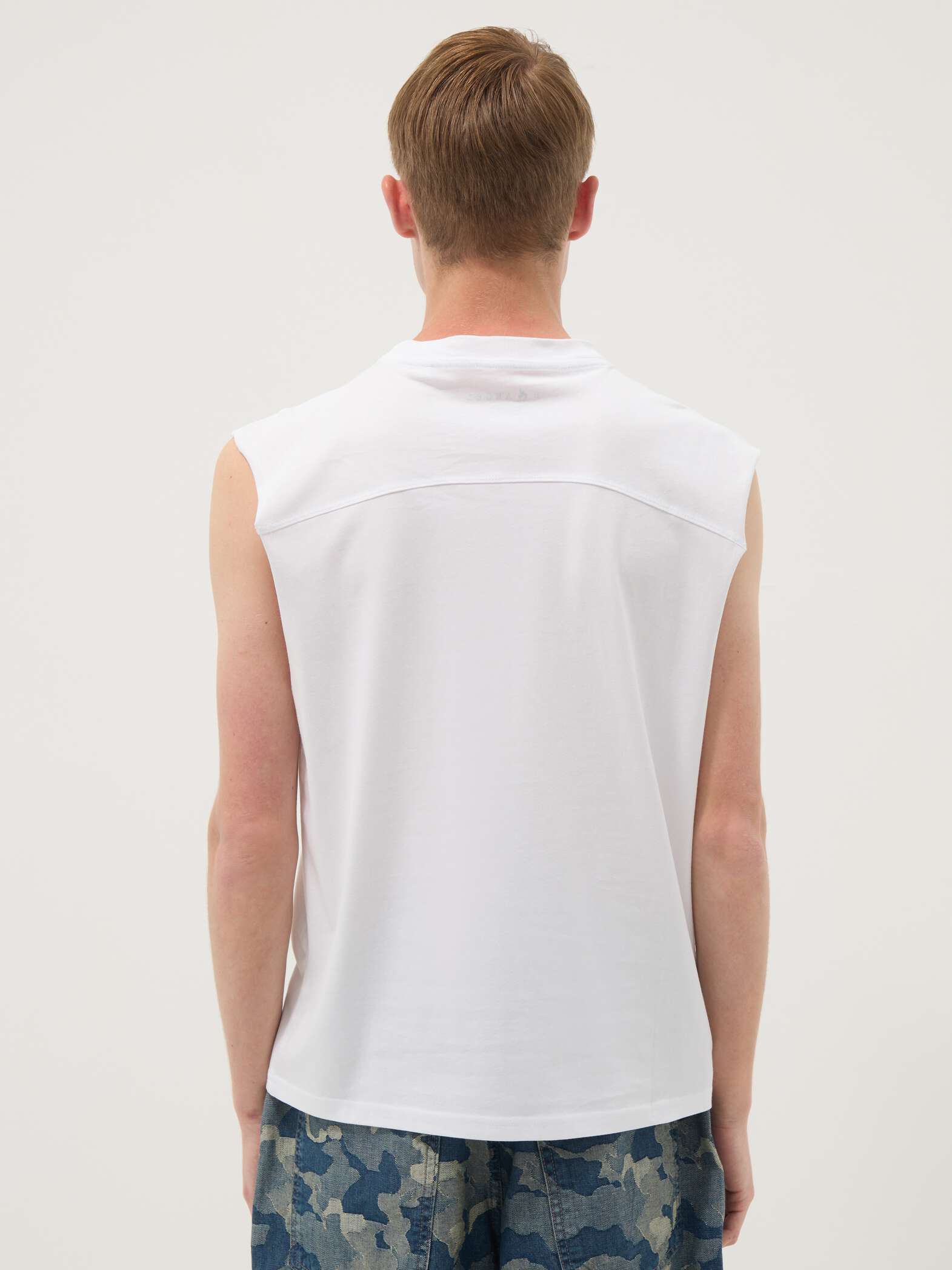OVS White Pure Cotton Tank Top “ Regular Fit
