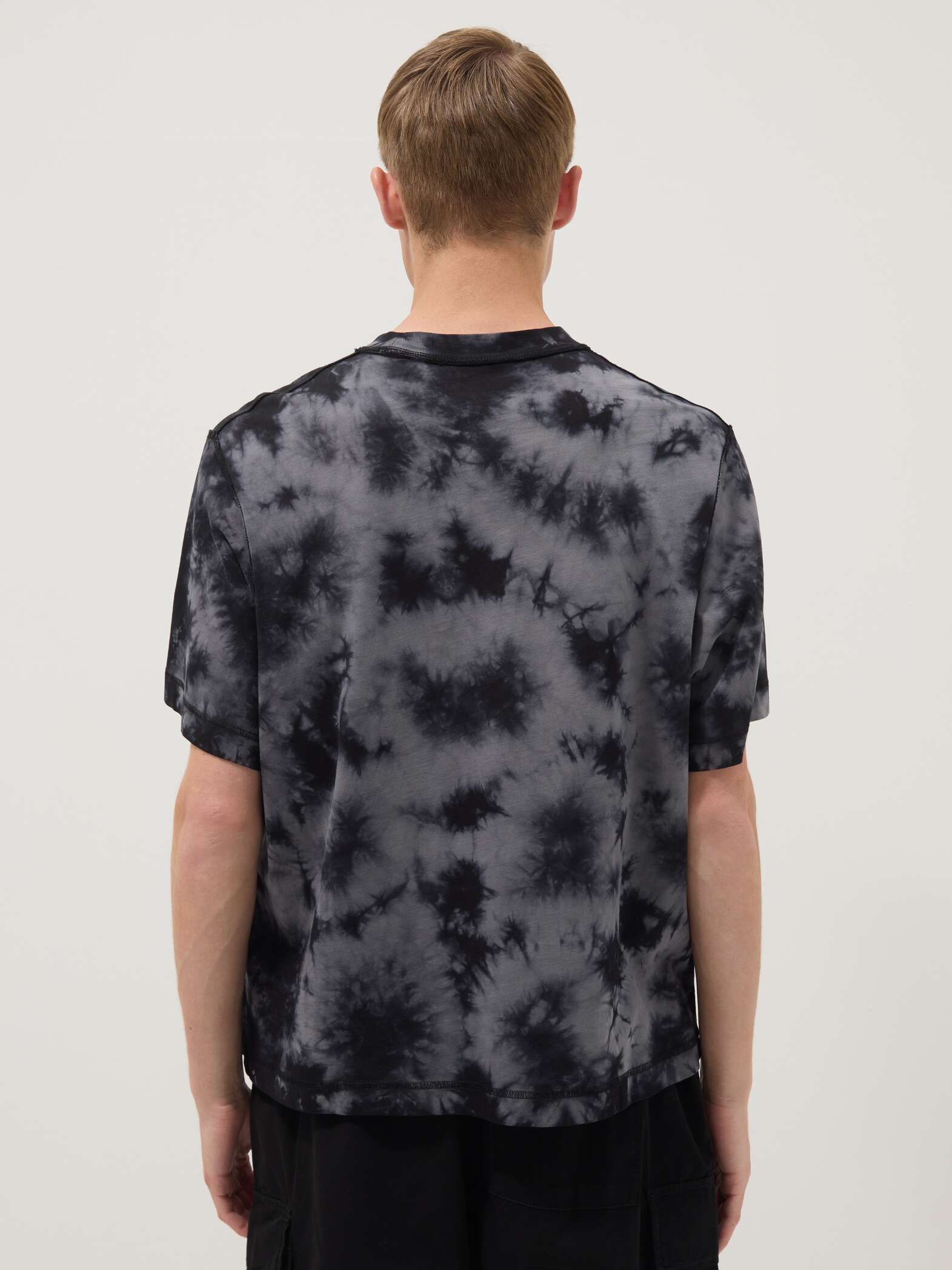 OVS Pure Cotton T-Shirt With Tie-Dye Print