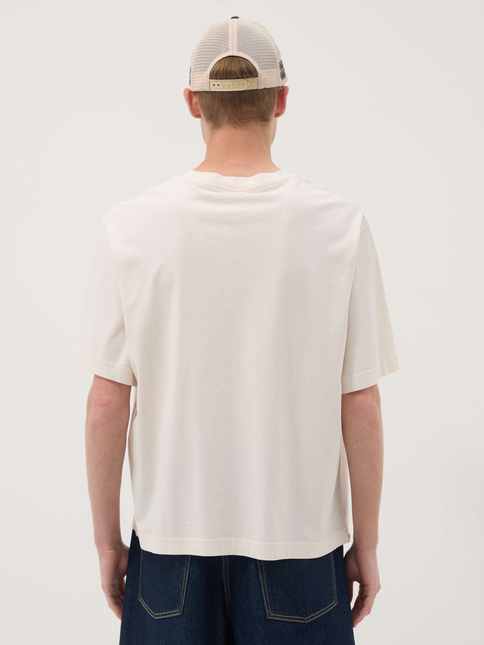 OVS Beige Pure Cotton T-Shirt With Front Print