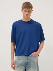 OVS Blue Pure Cotton Short-Sleeve T-Shirt