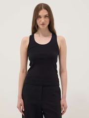 OVS Black Pure Cotton Tank Top