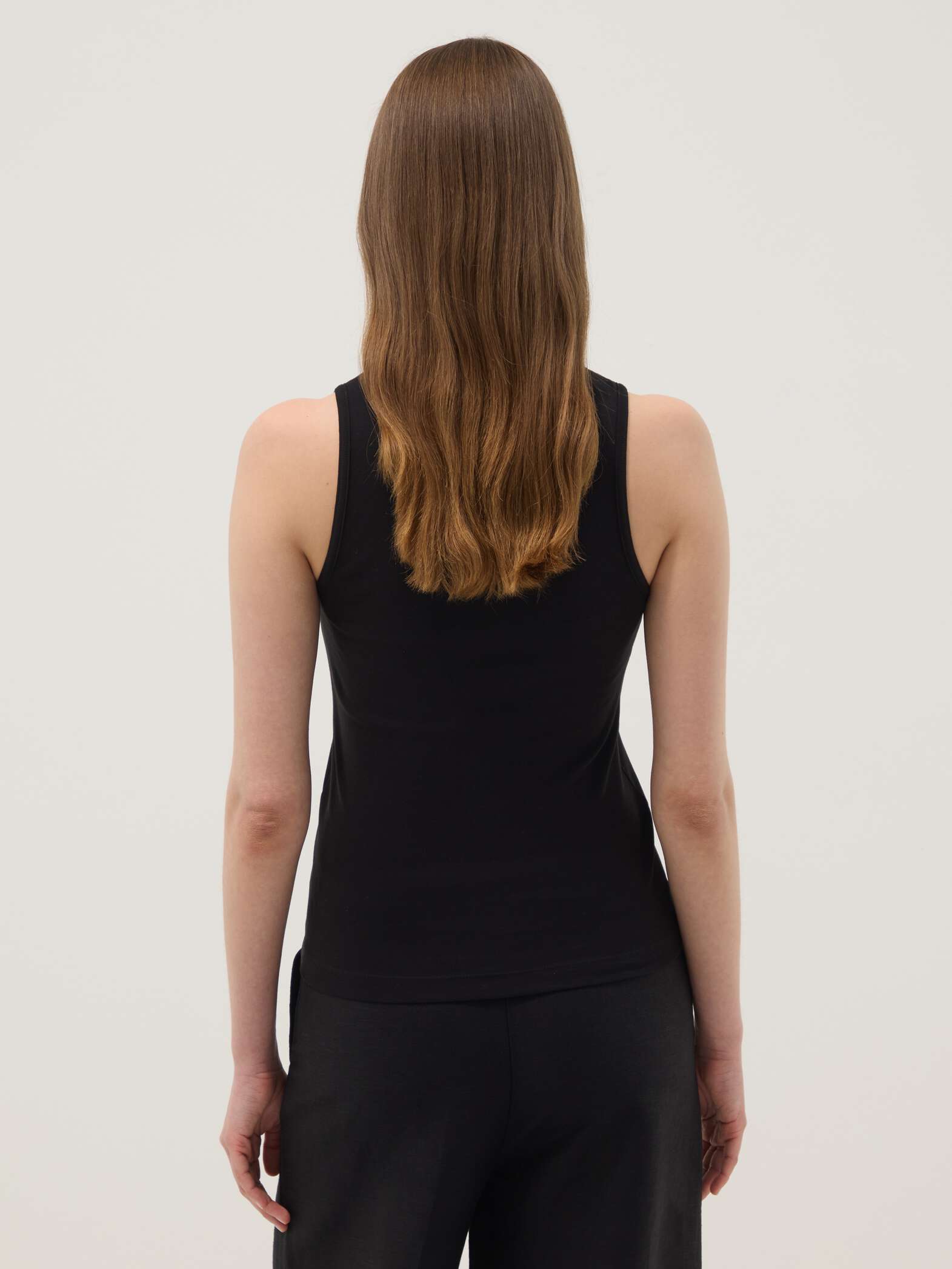 OVS Black Pure Cotton Tank Top