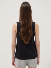 OVS Black Pure Cotton Tank Top