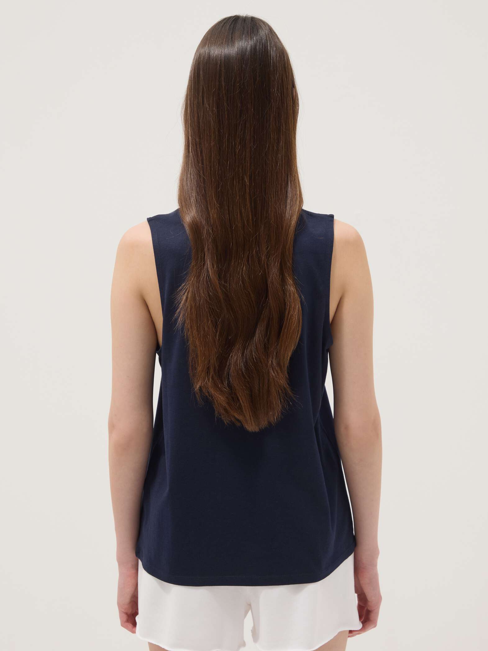 OVS Blue Pure Cotton Tank Top