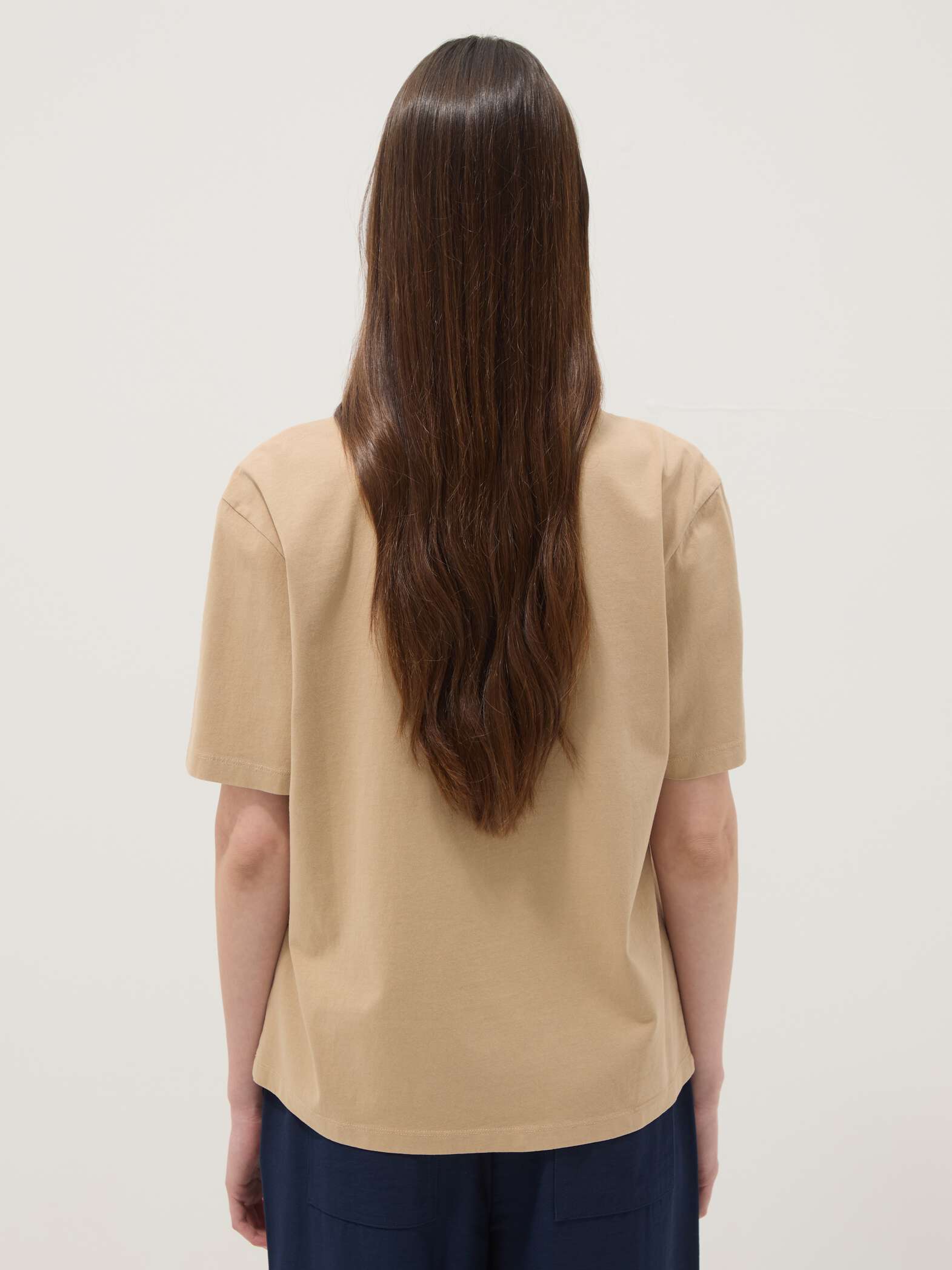 OVS Beige Pure Cotton T-Shirt With Floral Print