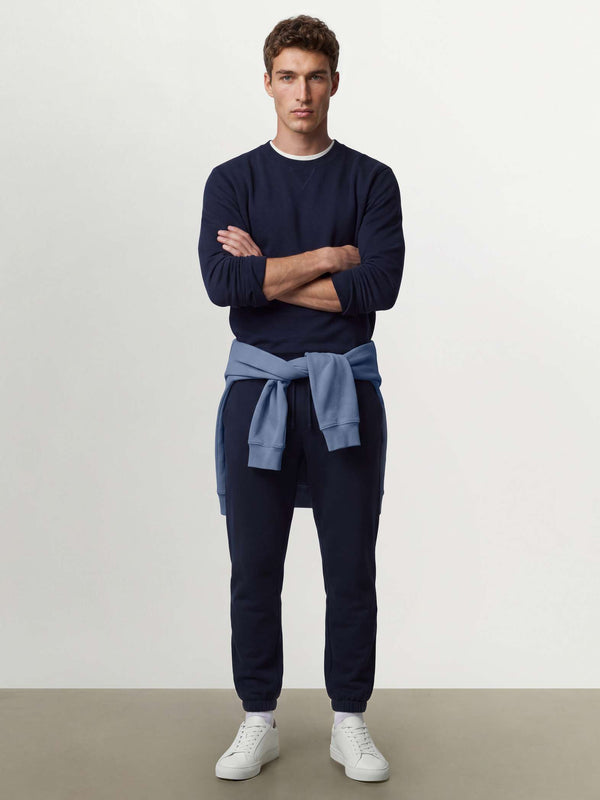 OVS Blue cotton-blend joggers, regular fit