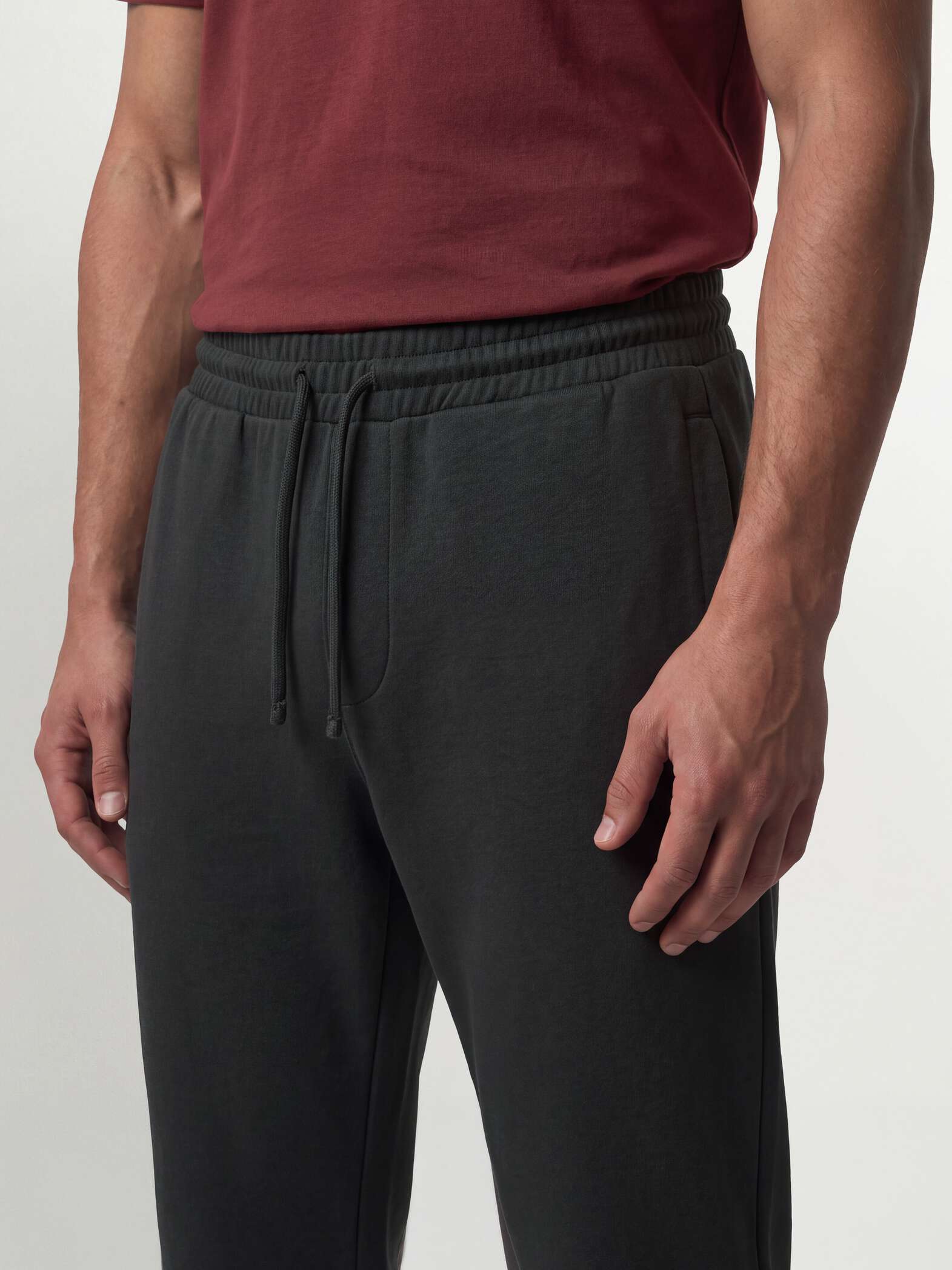 OVS Dark grey cotton-blend jogger trousers, regular fit