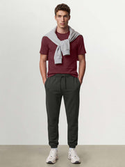 OVS Dark grey cotton-blend jogger trousers, regular fit
