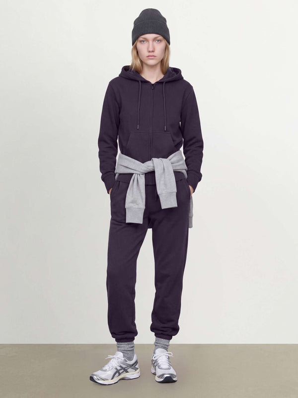 OVS Purple Cotton-Blend Hoodie, Regular Fit