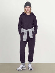 OVS Purple Cotton-Blend Hoodie, Regular Fit