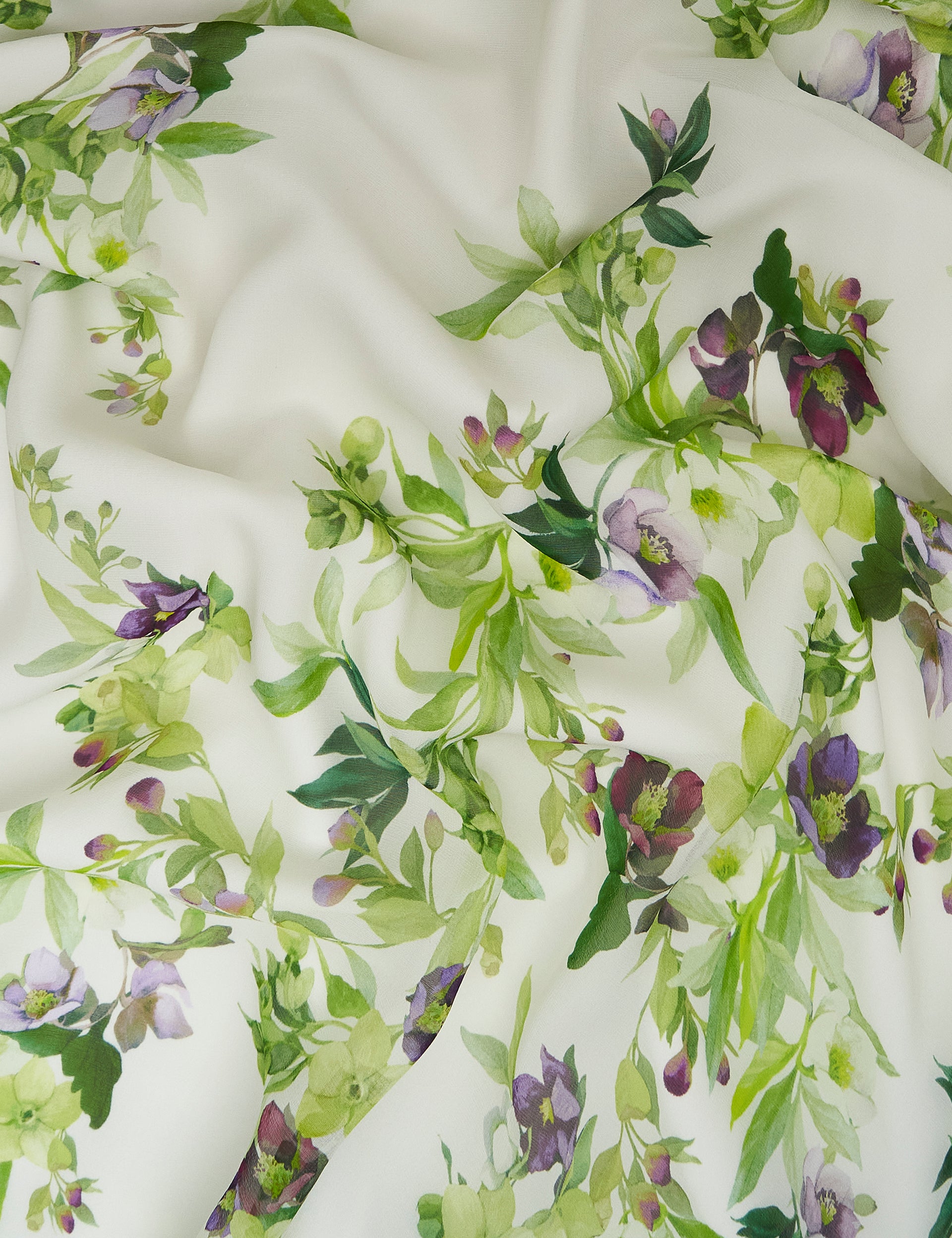 Hobbs London Pia Silk Floral Dress