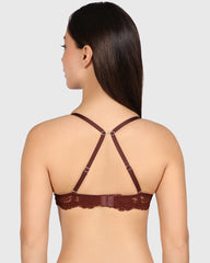 La Senza Obvious Hello Sugar Plunge Bra Brown / 34B