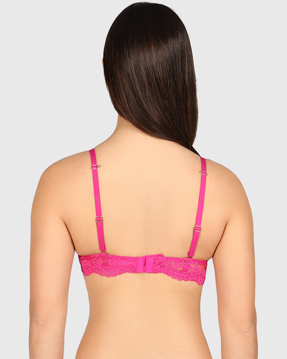 La Senza Obvious Hello Sugar Plunge Bra Dark Pink / 34B