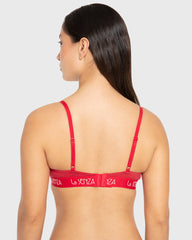 Rx Pu Pl Art Deco Logo Htr Crimson Htr / 34B