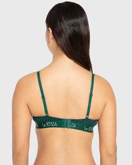 Rx Pu Pl Art Deco Logo Htr Emerald Green Htr / 34B