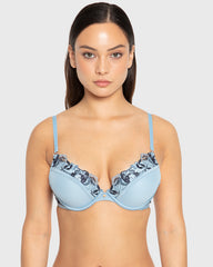 Hs Pu Pl Bc Eve Embroidery Designer Glacier Lake W/ Ivory / 34B