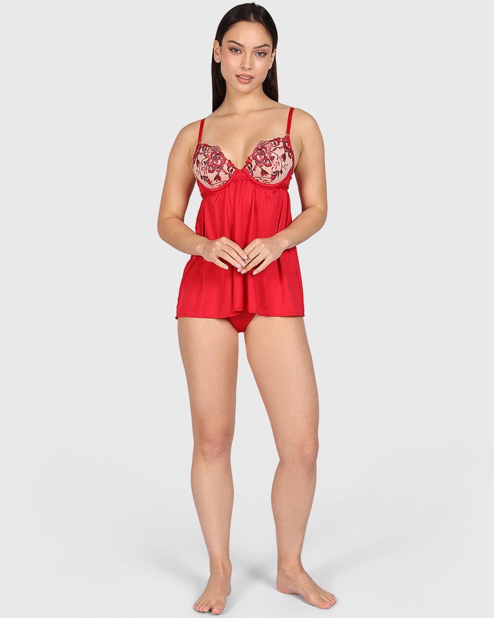 La Senza Sexy Sleep Cupped Babydoll Multicolor / S