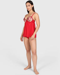 La Senza Sexy Sleep Cupped Babydoll Multicolor / S