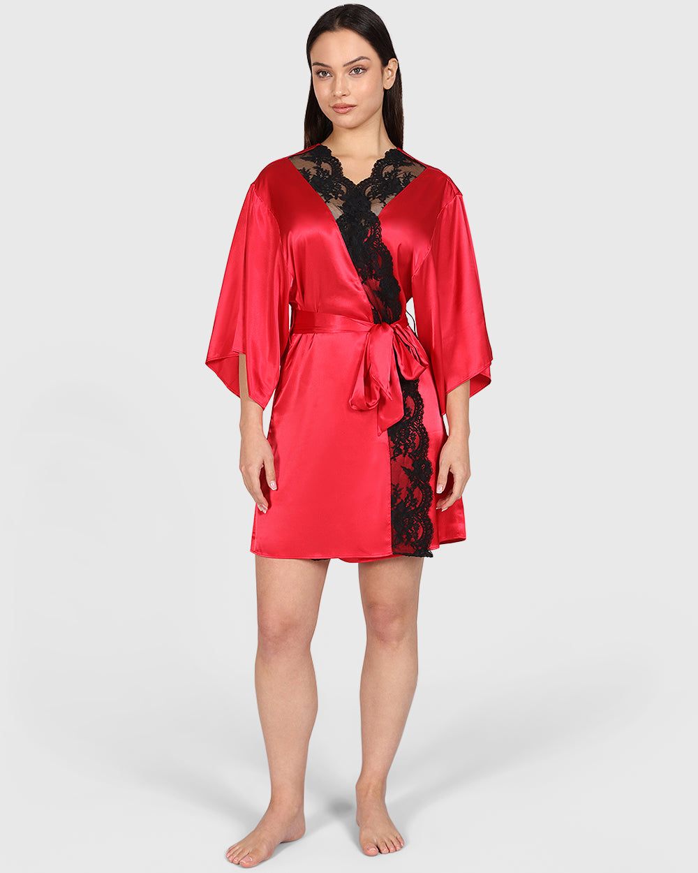La Senza Sexy Sleep Robe Red / S-M