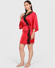 La Senza Sexy Sleep Robe Red / S-M